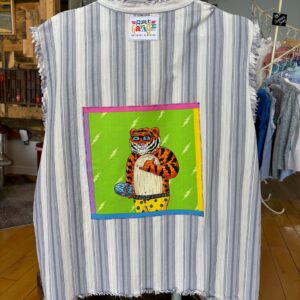 Skateboard Tiger | Purple Stripe - L