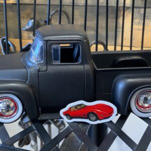 2" Sticker | '82 Red Corvette