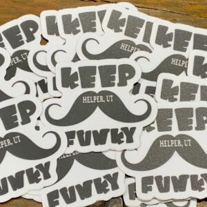 2" Sticker | Keep it Funky Helper, Utah